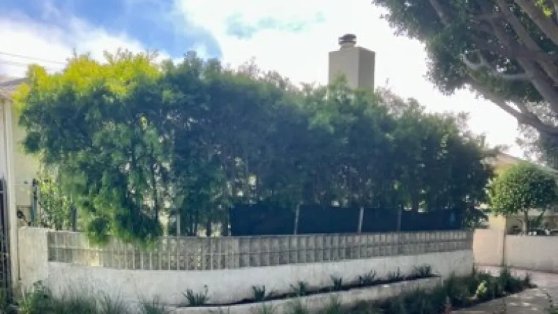 A landscape designed for privacy