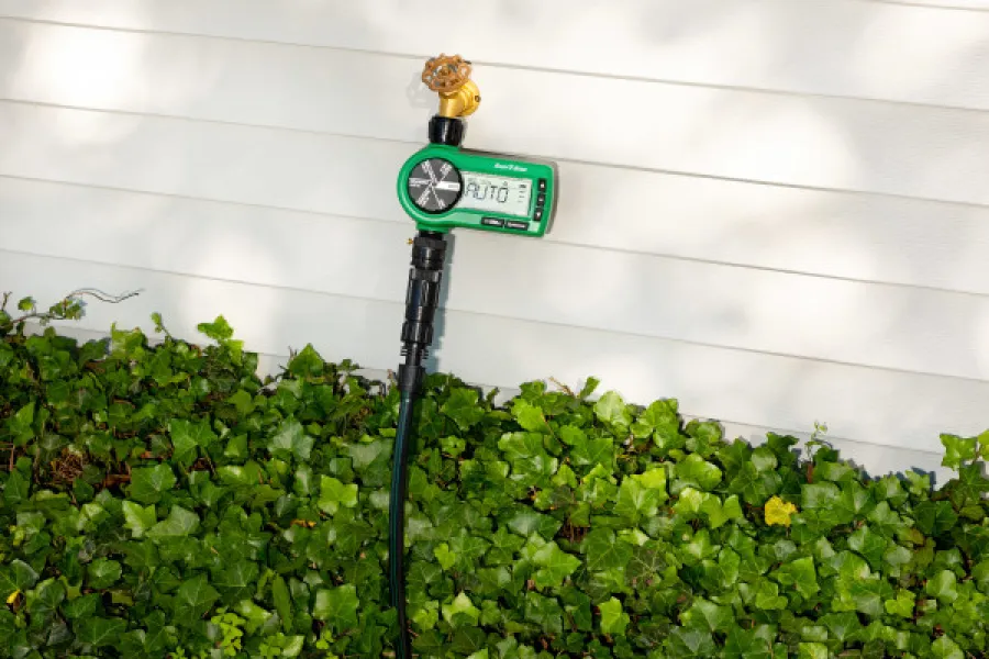 Rainbird drip irrigation water timer for automatic watering